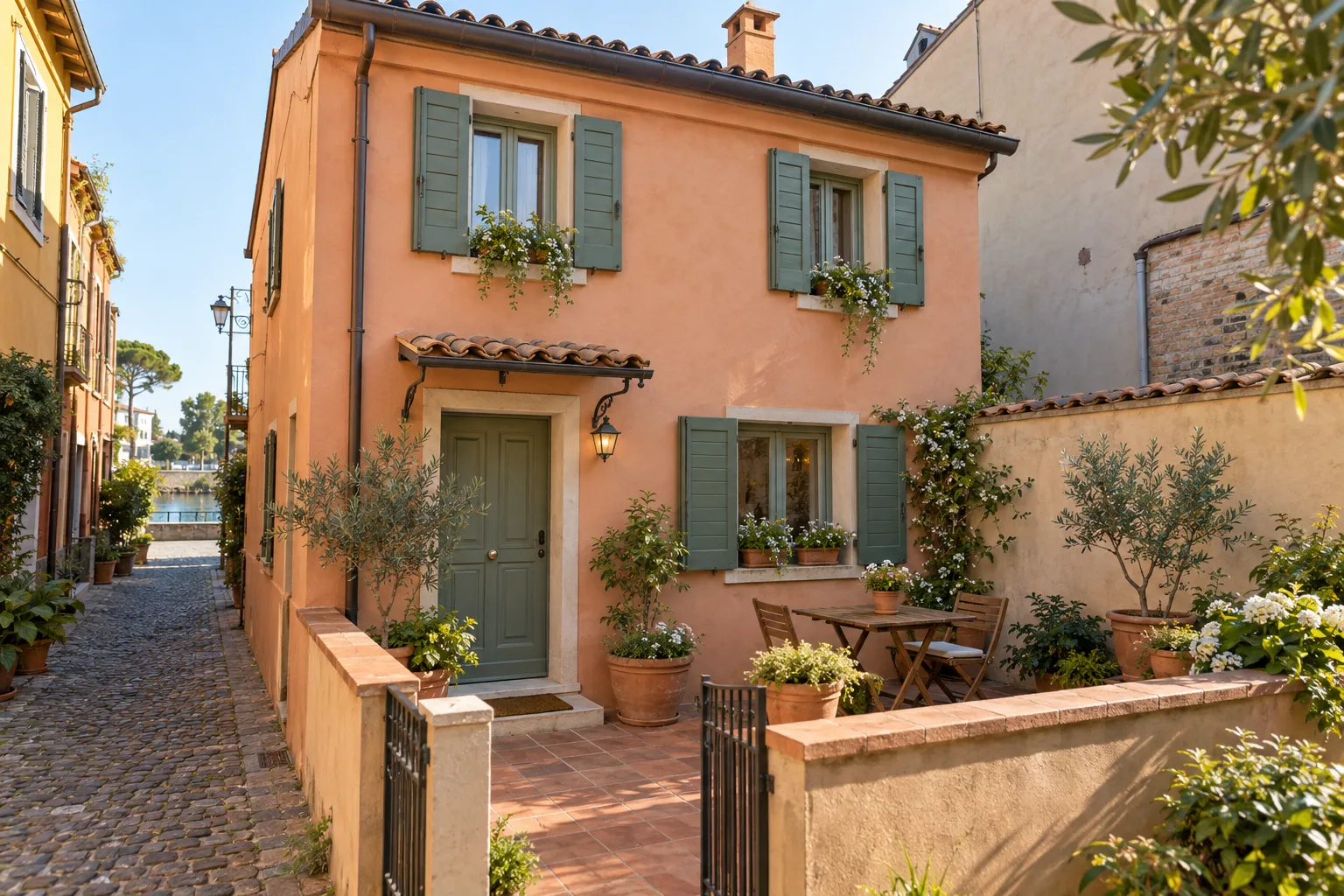 Una casa colorata nel Borgo San Giuliano a Rimini