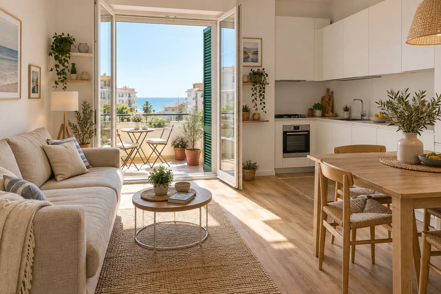 La semplicità di una casa vicino al mare a Rimini