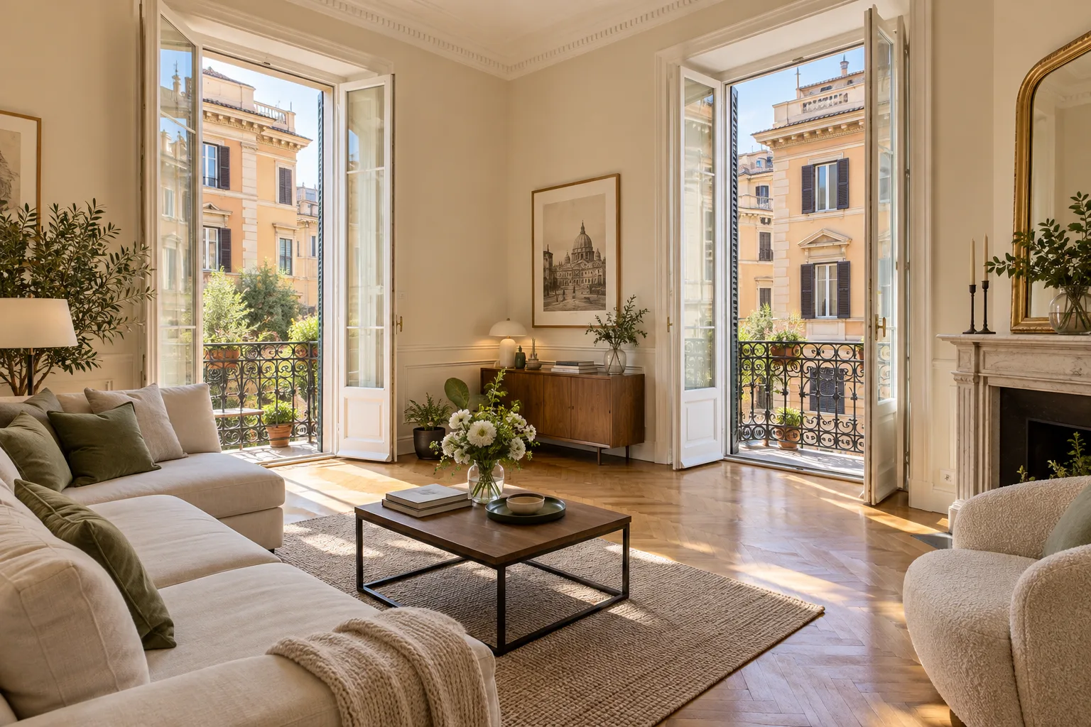 Luce e proporzioni senza tempo a Prati a Roma